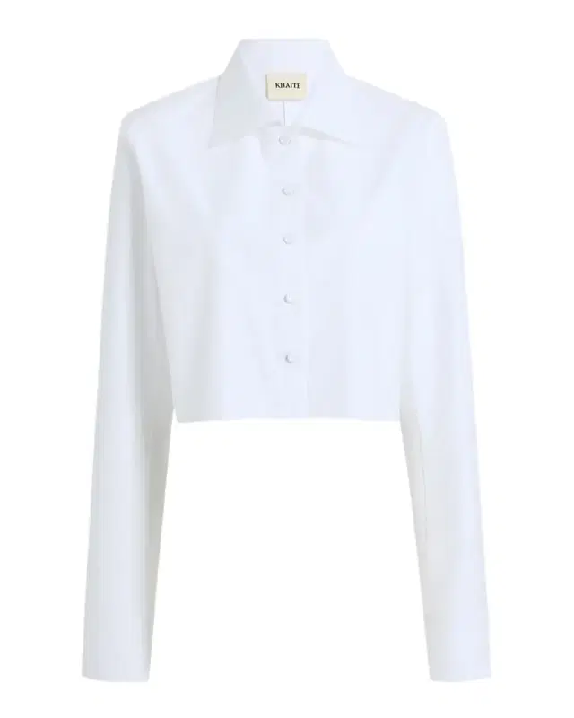 Jasen Crop Button-Down Top Jasen Crop Button-Down Top