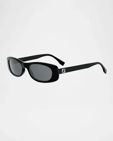 Fendi FF 53mm Squared Oval Sunglasses | Thumbnail 3 Fendi FF 53mm Squared Oval Sunglasses | Thumbnail 3