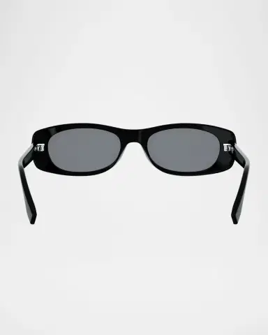 Fendi FF 53mm Squared Oval Sunglasses | Thumbnail 5 Fendi FF 53mm Squared Oval Sunglasses | Thumbnail 5