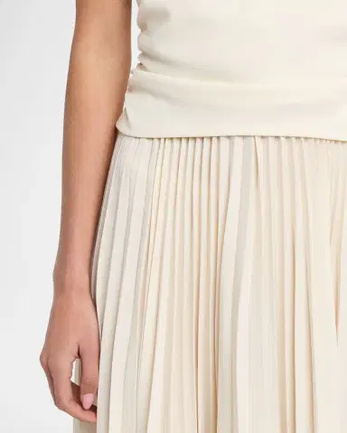 Tanya Taylor Carly Sleeveless Pleated Midi Dress | Thumbnail 4 Tanya Taylor Carly Sleeveless Pleated Midi Dress | Thumbnail 4