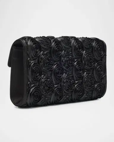 Roger Vivier Efflorescence Satin Envelope Flap Shoulder Bag | Thumbnail 4 Roger Vivier Efflorescence Satin Envelope Flap Shoulder Bag | Thumbnail 4