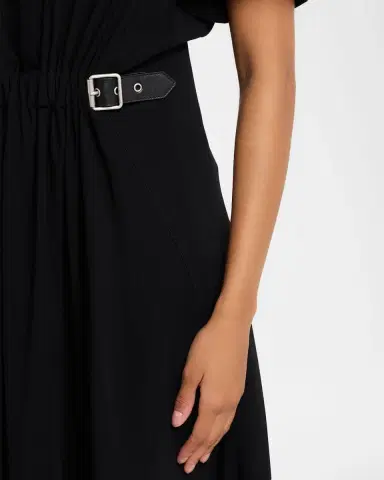 Loewe Short-Sleeve Belt Cinched Shirtdress | Thumbnail 4 Loewe Short-Sleeve Belt Cinched Shirtdress | Thumbnail 4