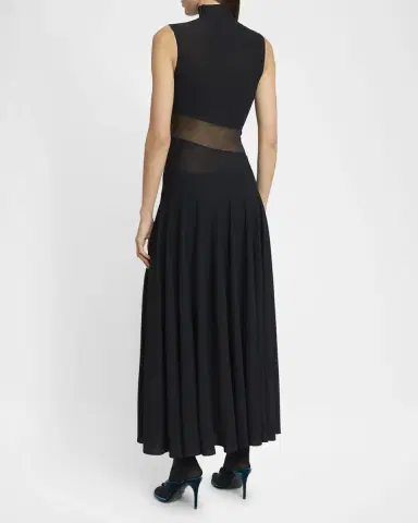 Alaïa Slinky Knit Cutout Midi Dress | Thumbnail 2 Alaïa Slinky Knit Cutout Midi Dress | Thumbnail 2