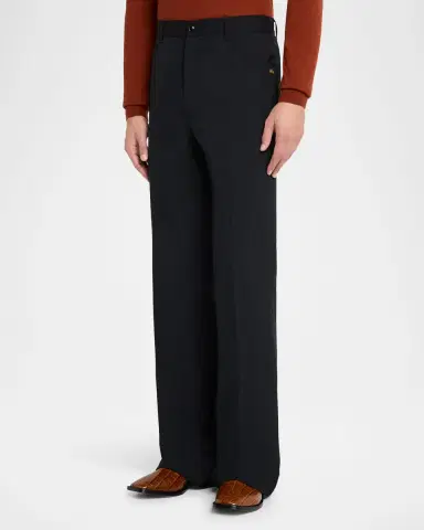 Amiri Men's Polyester and Wool Bootcut Five-Pocket Pants | Thumbnail 3 Amiri Men's Polyester and Wool Bootcut Five-Pocket Pants | Thumbnail 3