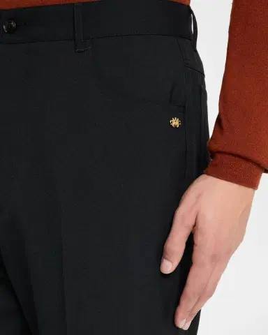 Amiri Men's Polyester and Wool Bootcut Five-Pocket Pants | Thumbnail 4 Amiri Men's Polyester and Wool Bootcut Five-Pocket Pants | Thumbnail 4