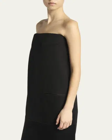 TOM FORD Strapless Column Wrap Evening Gown | Thumbnail 5 TOM FORD Strapless Column Wrap Evening Gown | Thumbnail 5