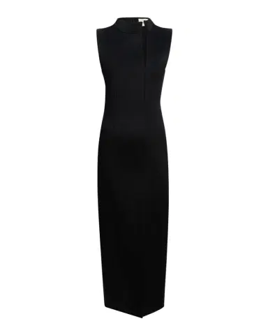 Khaite Lowen Split Collar Sleeveless Maxi Dress | Thumbnail 1 Khaite Lowen Split Collar Sleeveless Maxi Dress | Thumbnail 1