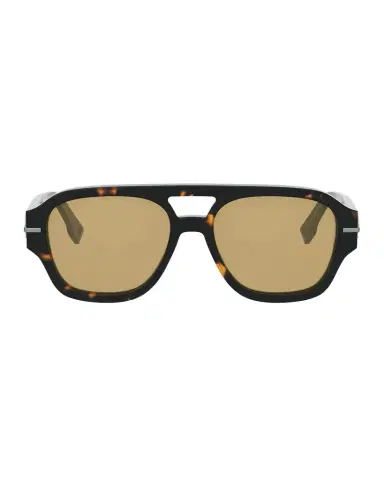 Fendi Men's Fendigraphy Metal Logo Acetate Square Sunglasses | Thumbnail 1 Fendi Men's Fendigraphy Metal Logo Acetate Square Sunglasses | Thumbnail 1