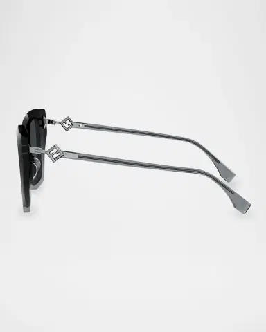 Fendi FF Diamonds Square Acetate Sunglasses | Thumbnail 4 Fendi FF Diamonds Square Acetate Sunglasses | Thumbnail 4