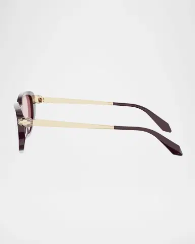 BVLGARI Serpenti Forever Acetate Oval Sunglasses | Thumbnail 3 BVLGARI Serpenti Forever Acetate Oval Sunglasses | Thumbnail 3