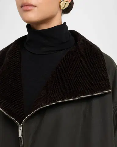 TOTEME Zipped Country Jacket | Thumbnail 4 TOTEME Zipped Country Jacket | Thumbnail 4