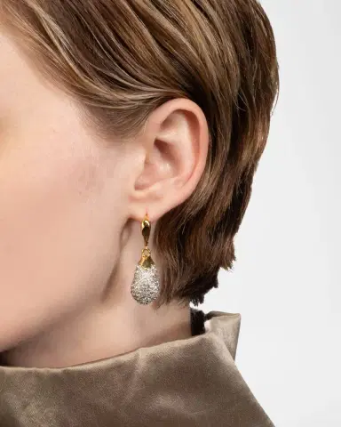 Alexis Bittar Solanales Crystal Pavé Teardrop Leverback Earrings | Thumbnail 2 Alexis Bittar Solanales Crystal Pavé Teardrop Leverback Earrings | Thumbnail 2