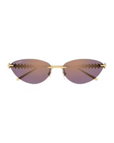 Cartier Clash de 58mm Rimless Metal Cat-Eye Sunglasses | Thumbnail 1 Cartier Clash de 58mm Rimless Metal Cat-Eye Sunglasses | Thumbnail 1