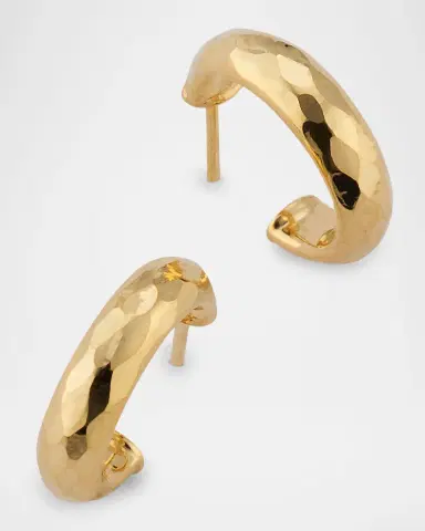 LANA Mini Disco Hollow Hoop Earrings, 16mm | Thumbnail 2 LANA Mini Disco Hollow Hoop Earrings, 16mm | Thumbnail 2