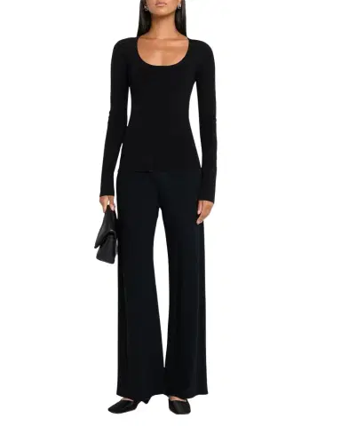TOTEME Compact Knit Top | Thumbnail 1 TOTEME Compact Knit Top | Thumbnail 1