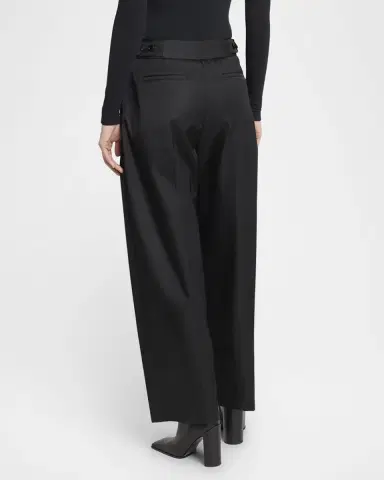 Alaïa Technical Taffeta Tailored Pants | Thumbnail 3 Alaïa Technical Taffeta Tailored Pants | Thumbnail 3