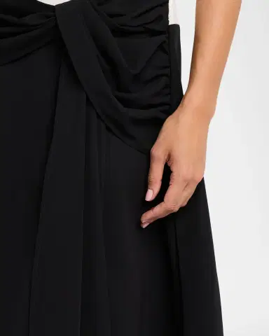 Staud Davina Asymmetric Midi Dress | Thumbnail 4 Staud Davina Asymmetric Midi Dress | Thumbnail 4