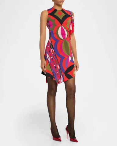 Pucci Abito Jersey Mini Dress | Thumbnail 3 Pucci Abito Jersey Mini Dress | Thumbnail 3