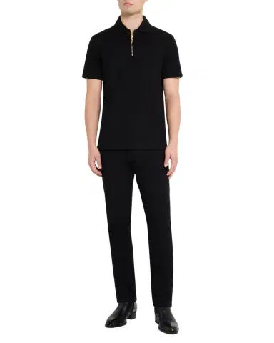Versace Men's Slim-Fit Black Denim Jeans | Thumbnail 1 Versace Men's Slim-Fit Black Denim Jeans | Thumbnail 1