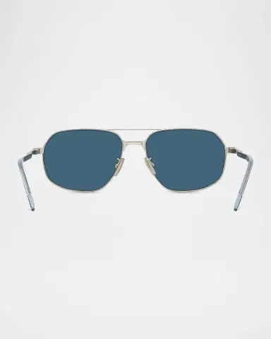 Givenchy GV One 57mm Metal Aviator Sunglasses | Thumbnail 4 Givenchy GV One 57mm Metal Aviator Sunglasses | Thumbnail 4