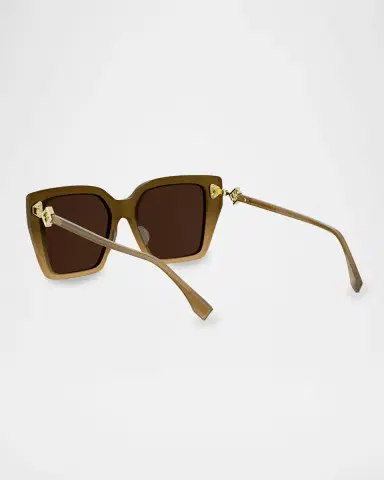 Fendi FF Diamonds 54mm Square Sunglasses | Thumbnail 2 Fendi FF Diamonds 54mm Square Sunglasses | Thumbnail 2