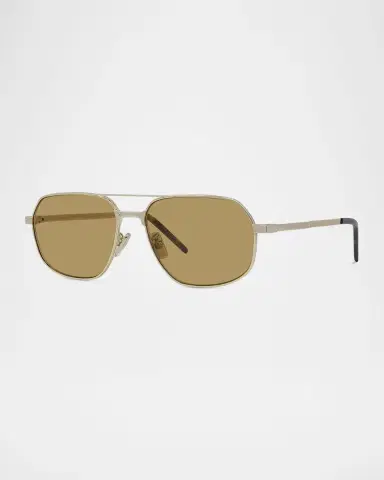Givenchy Men 's GV One Metal Aviator Sunglasses | Thumbnail 2 Givenchy Men 's GV One Metal Aviator Sunglasses | Thumbnail 2