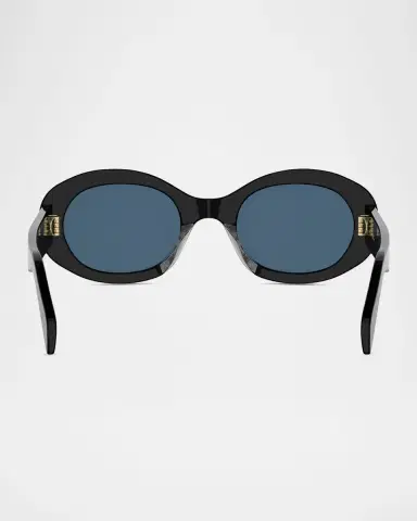 Celine Triomphe 52mm Oval Sunglasses | Thumbnail 4 Celine Triomphe 52mm Oval Sunglasses | Thumbnail 4