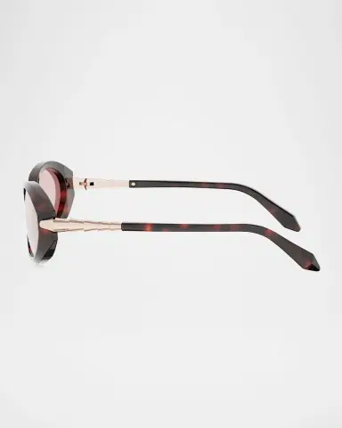 BVLGARI Serpenti Viper Acetate Oval Sunglasses | Thumbnail 3 BVLGARI Serpenti Viper Acetate Oval Sunglasses | Thumbnail 3