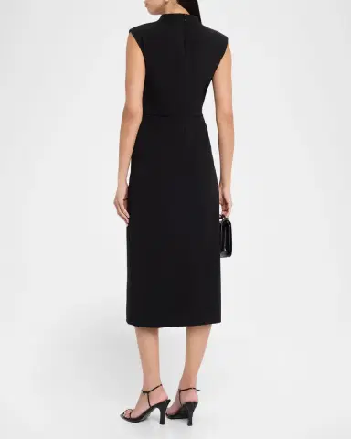 Tanya Taylor Robinella Knotted Cap-Sleeve Midi Dress | Thumbnail 2 Tanya Taylor Robinella Knotted Cap-Sleeve Midi Dress | Thumbnail 2