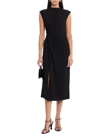 Tanya Taylor Robinella Knotted Cap-Sleeve Midi Dress | Thumbnail 1 Tanya Taylor Robinella Knotted Cap-Sleeve Midi Dress | Thumbnail 1