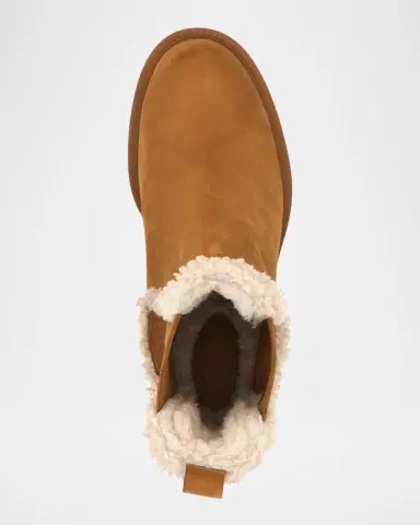 Tod's Gomma Shearling-Lined Suede Chelsea Boots | Thumbnail 4 Tod's Gomma Shearling-Lined Suede Chelsea Boots | Thumbnail 4