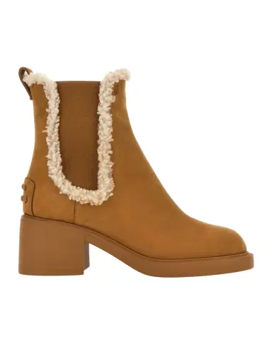 Tod's Gomma Shearling-Lined Suede Chelsea Boots | Thumbnail 1 Tod's Gomma Shearling-Lined Suede Chelsea Boots | Thumbnail 1