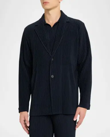 Homme Plissé Issey Miyake Men 's Pleated Basics Jacket | Thumbnail 3 Homme Plissé Issey Miyake Men 's Pleated Basics Jacket | Thumbnail 3