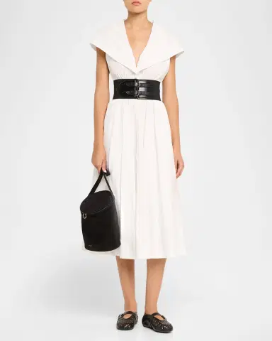 Alaïa Medium La Canette Suede Shoulder Bag | Thumbnail 4 Alaïa Medium La Canette Suede Shoulder Bag | Thumbnail 4