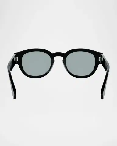 Fendi Men 's Signature Acetate Round Sunglasses | Thumbnail 5 Fendi Men 's Signature Acetate Round Sunglasses | Thumbnail 5