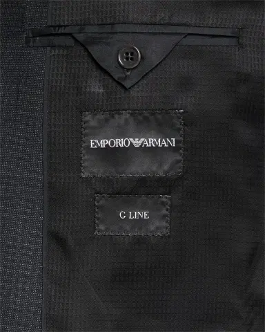 Emporio Armani Men's G Line Virgin Wool Micro-Box Suit | Thumbnail 6 Emporio Armani Men's G Line Virgin Wool Micro-Box Suit | Thumbnail 6