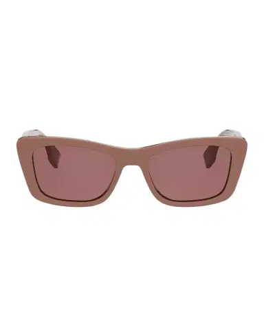 Fendi Lettering 53mm Rectangle Butterfly Sunglasses | Thumbnail 1 Fendi Lettering 53mm Rectangle Butterfly Sunglasses | Thumbnail 1