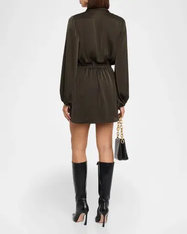Ramy Brook Carolyn Satin Mini Shirtdress | Thumbnail 2 Ramy Brook Carolyn Satin Mini Shirtdress | Thumbnail 2