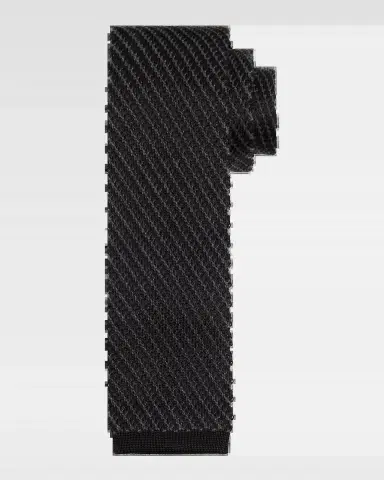 Brioni Men's Silk Textured Knit Tie | Thumbnail 2 Brioni Men's Silk Textured Knit Tie | Thumbnail 2