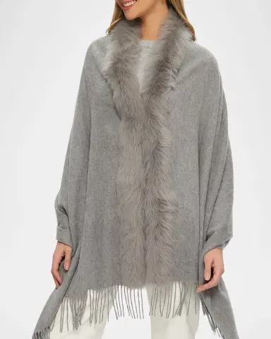 Gorski Cashmere & Toscana Lamb Stole | Thumbnail 3 Gorski Cashmere & Toscana Lamb Stole | Thumbnail 3