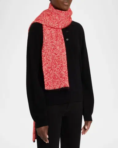 Isabel Marant Luca Mohair and Wool Blend Scarf | Thumbnail 2 Isabel Marant Luca Mohair and Wool Blend Scarf | Thumbnail 2