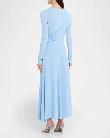 Prabal Gurung Long Sleeve Draped Sash Dress | Thumbnail 3 Prabal Gurung Long Sleeve Draped Sash Dress | Thumbnail 3
