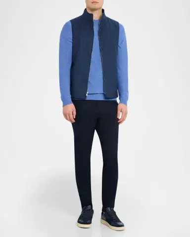 Peter Millar Men 's Autumn Crest Honeycomb Crewneck Sweater | Thumbnail 6 Peter Millar Men 's Autumn Crest Honeycomb Crewneck Sweater | Thumbnail 6