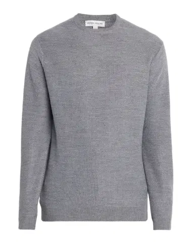 Peter Millar Men 's Autumn Crest Honeycomb Crewneck Sweater | Thumbnail 1 Peter Millar Men 's Autumn Crest Honeycomb Crewneck Sweater | Thumbnail 1