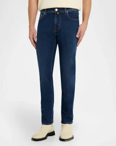 Jacob Cohen Men 's Bard Slim Stretch Five-Pocket Jeans | Thumbnail 3 Jacob Cohen Men 's Bard Slim Stretch Five-Pocket Jeans | Thumbnail 3