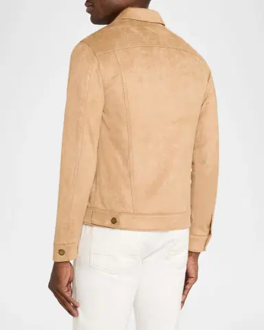 Monfrère Men 's Dean Faux Suede Shirt Jacket | Thumbnail 2 Monfrère Men 's Dean Faux Suede Shirt Jacket | Thumbnail 2