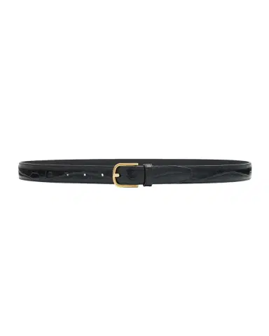 TOTEME Slim Croc-Embossed Leather Belt | Thumbnail 2 TOTEME Slim Croc-Embossed Leather Belt | Thumbnail 2