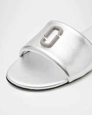 Marc Jacobs The Pave J Marc Snapshot Slide Sandals | Thumbnail 5 Marc Jacobs The Pave J Marc Snapshot Slide Sandals | Thumbnail 5