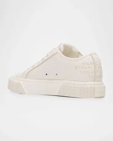 Marc Jacobs Leather Low-Top Logo Sneakers | Thumbnail 3 Marc Jacobs Leather Low-Top Logo Sneakers | Thumbnail 3