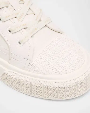 Marc Jacobs Leather Low-Top Logo Sneakers | Thumbnail 4 Marc Jacobs Leather Low-Top Logo Sneakers | Thumbnail 4